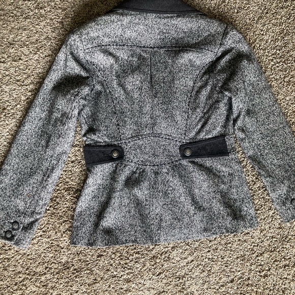 CAbi Gray Tweed Blazer Tailored Suit Jacket - Picture 7 of 9